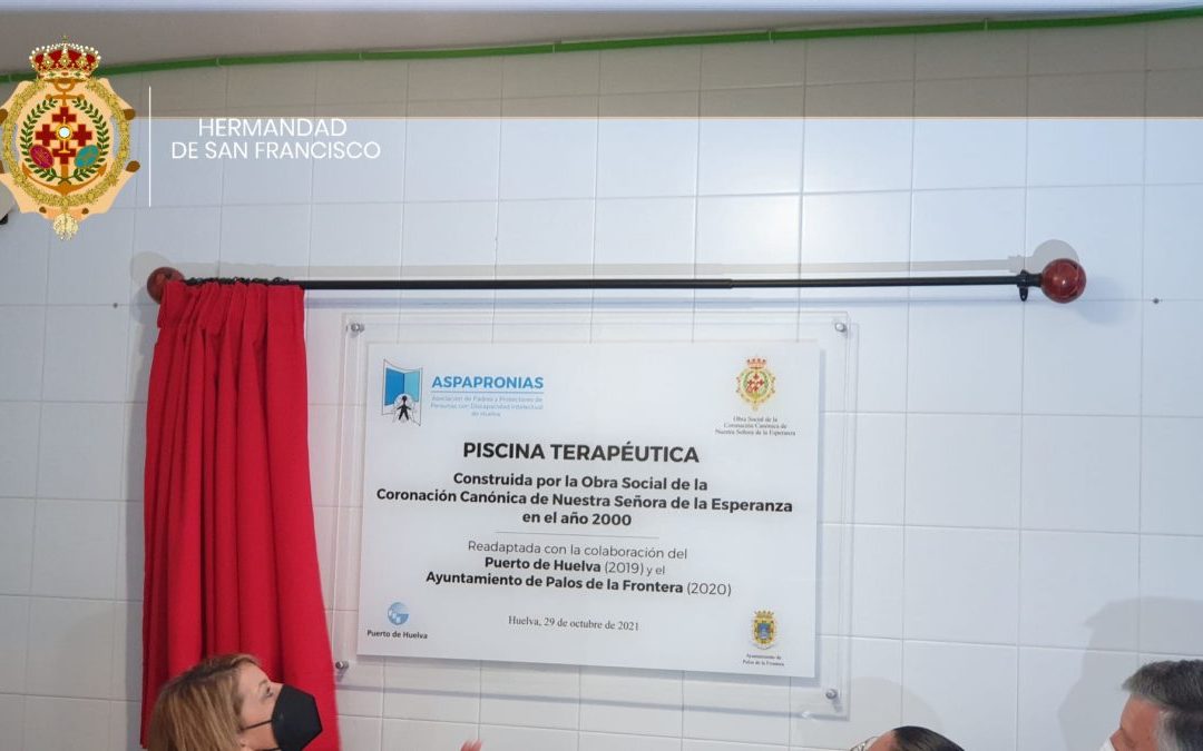 REINAUGURACIÓN DE LA PISCINA TERAPÉUTICA DE LA ASOCIACIÓN ASPAPRONIAS.