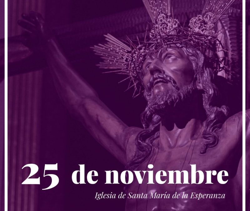 REGRESO DEL STMO. CRISTO DE LA EXPIRACIÓN TRAS SU RESTAURACIÓN