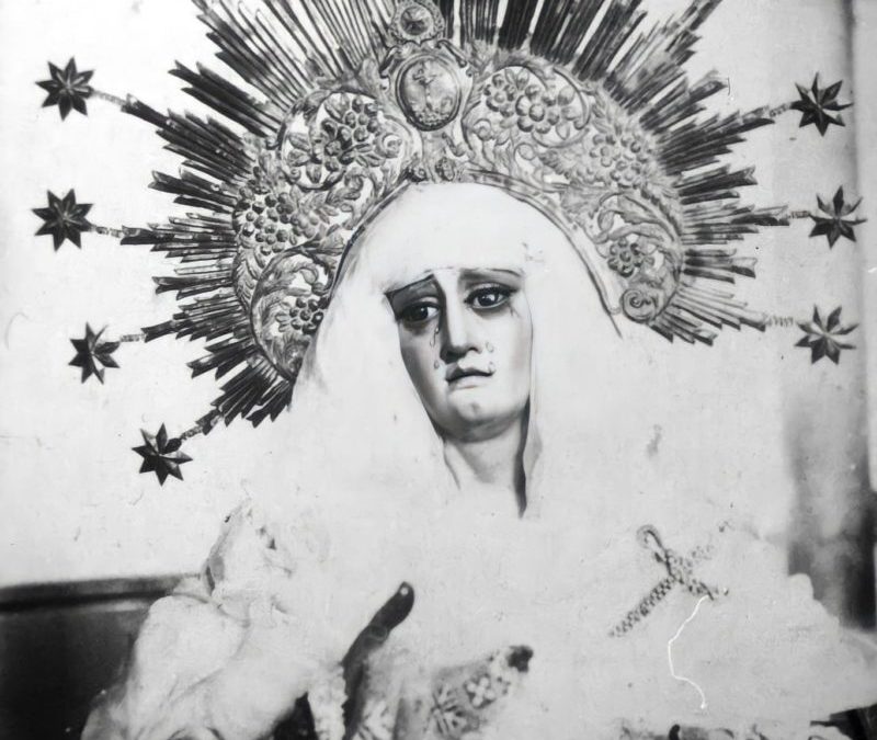 MARÍA SANTÍSIMA DEL MAYOR DOLOR: La evocadora noche del Miércoles Santo del año 1935.