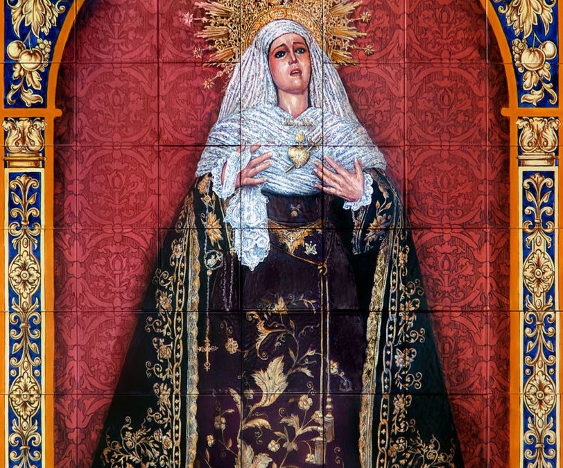 BENDICIÓN DEL RETABLO CERÁMICO DE MARÍA SANTÍSIMA DEL MAYOR DOLOR