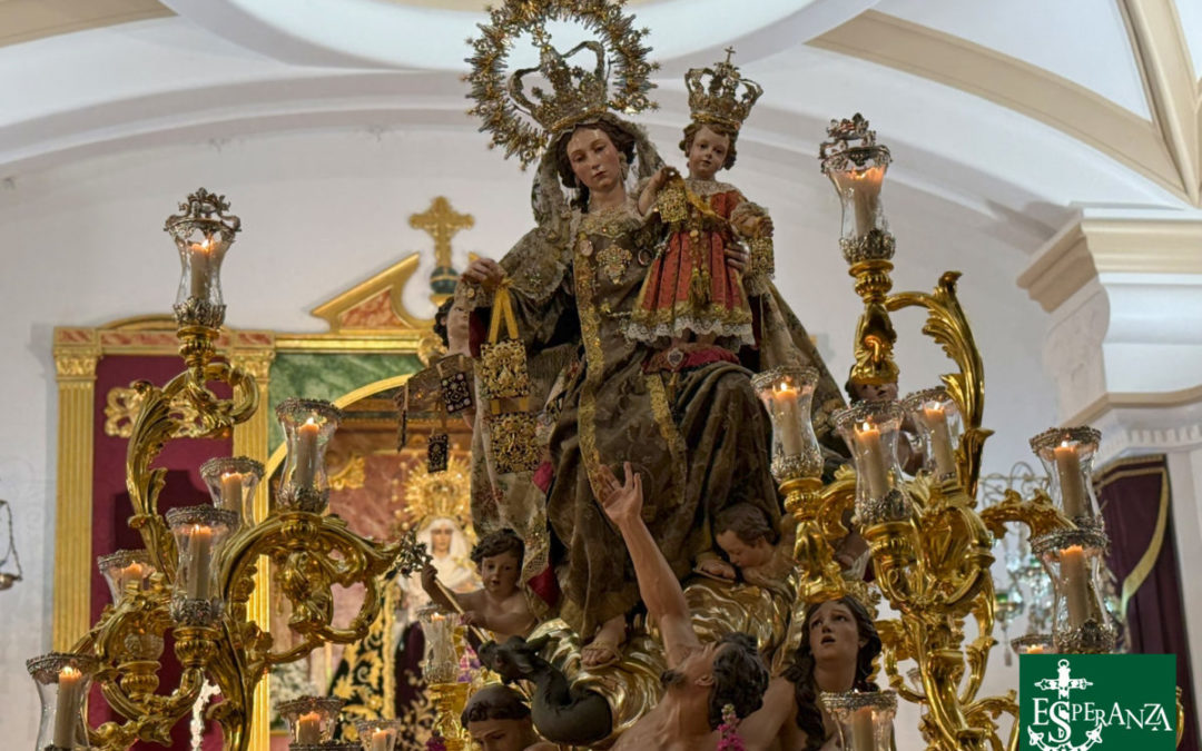 VISITA DE LA VIRGEN DEL CARMEN EN SU SANTO ROSARIO VESPERTINO DE ÁNIMAS